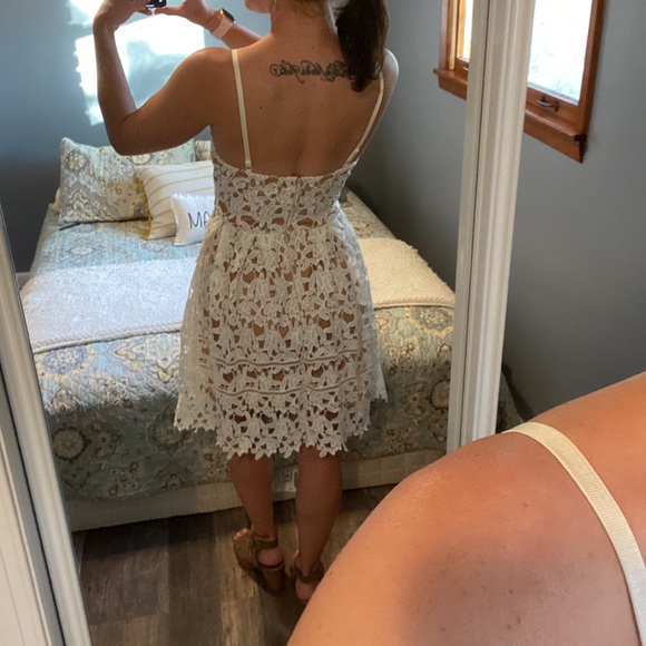 White and nude dress / sundress 🤍🤎 - Picture 9 of 9